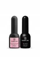 Didier Lab Zestaw: Hybrydowa Fiber Baza, Neutral + Top Coat Super Shiny