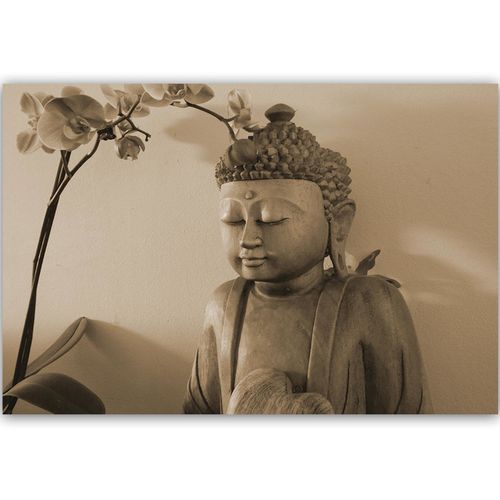 Deco Panel, Budda z orchideą 90x60 na Arena.pl