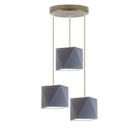 Elegancki żyrandol do salonu z kloszami MAJORKA