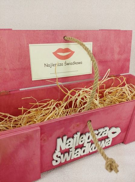 SKRZYNKA NA ALKOHOL PODZIĘKOWANIE DLA ŚWIADKÓW zdjęcie 6