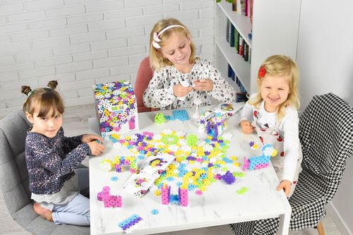 Klocki Meli Basic Constructor różowy Pink 600 szt. - mini wafle na Arena.pl