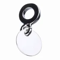 SREBRNY CHARMS MINI BEADS KÓŁKO CIRCLE COIN MONETA