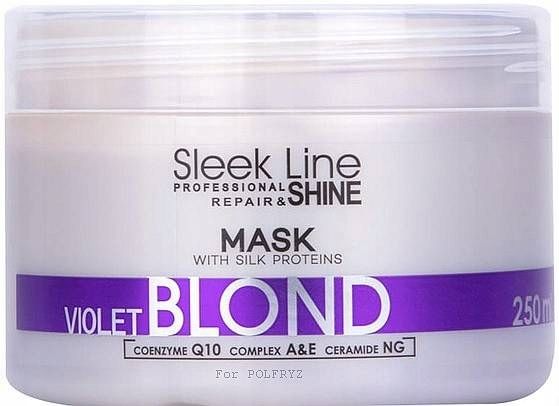 Stapiz SLEEK LINE szampon blond violet 1l zdjęcie 6