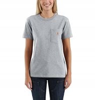 Koszulka Carhartt WK87 Workwear Pocket S/S Grey