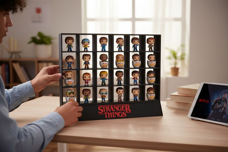Stojak na mini figurki Stranger Things Mini Figures Stand druk 3D zdjęcie 7