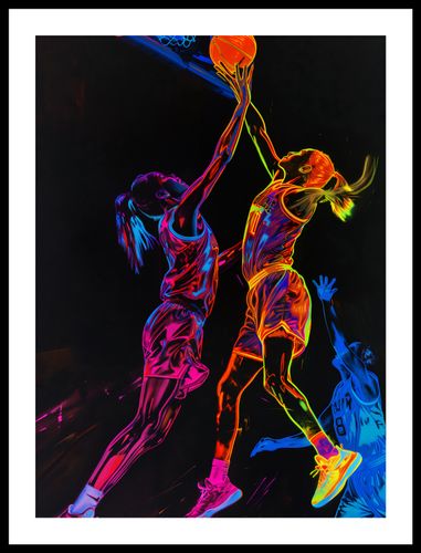 Plakat 40x55cm Mecz W Kosza na Arena.pl