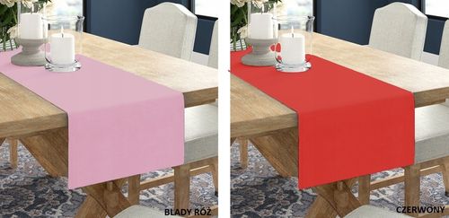 BIEŻNIK OBRUS GŁADKI MATOWY 40x220 KOLORY na Arena.pl