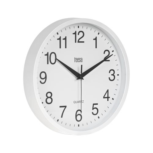 ZEGAR ŚCIENNY 25 CM BIAŁY TEESA TSA0037 BIAŁY na Arena.pl