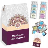 ZESTAW HERBAT SYPANYCH PREMIUM 10 SMAKÓW PREZENT UPOMINEK NA DZIEŃ BABCI