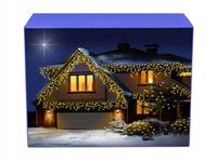 SOPLE 300 LED LAMPKI CHOINKOWE KURTYNA GIRLANDA ŚWIETLNA BIAŁY CIEPŁY