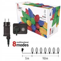 Światełka tradycyjne kolorowe szyszki LED Lampki choinkowe retro PRL EMOS