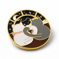 Cozy Cats | 4 cm | Metal | Pin | Original