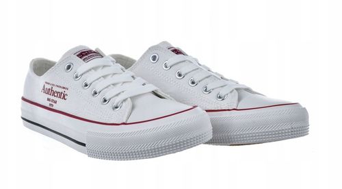 Trampki damskie Big Star NN274235 białe materiałowe wygodne casual na Arena.pl