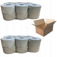 Papier toaletowy JUMBO szary makulatura 100m 24 szt ekologiczny 2400M