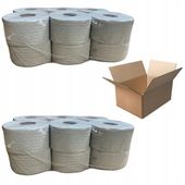 Papier toaletowy JUMBO szary makulatura 100m 24 szt ekologiczny 2400M