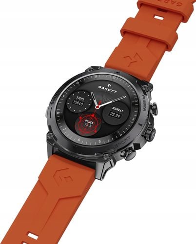 Smartwatch GARETT Atom Stalowy Czarny na Arena.pl