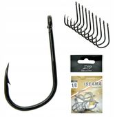 Zestaw Haczyków Haczyki ISEAMA z oczkiem nr 1/0