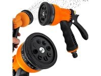 Pistolet do weża ogrodowy do wody zraszania podlewania 8 funkcji