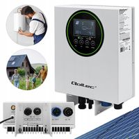 2X Przetwornica Inwerter MPPT 3kW ECO Boost do Grzania Wody Wi-Fi LCD BYPAS