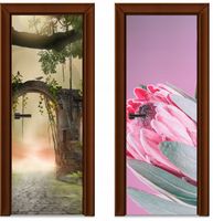 Naklejka samoprzylepna Okleina na Drzwi Szafę 3D