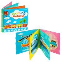 BOCIOLAND Miękka książeczka edukacyjna pojazdy ABC