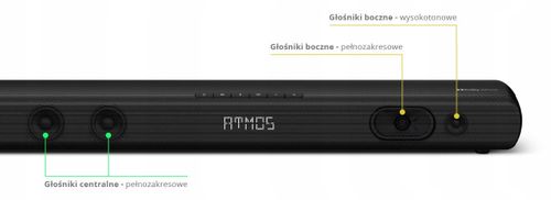 Soundbar Bluetooth 3.1.2 CH Dolby Atmos Subwoofer na Arena.pl