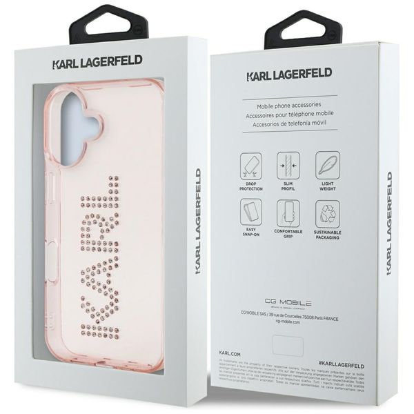 Etui Karl Lagerfeld do iPhone 16, Różowy zdjęcie 8