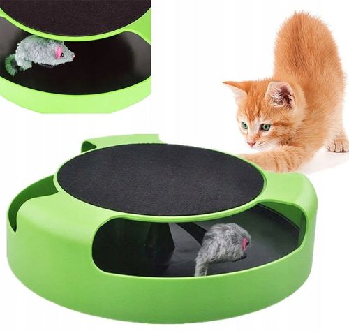 Zestaw 19 zabawek dla kota, drapak z myszą - idealne dla aktywnego na Arena.pl