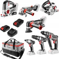 Komplet Zestaw Elektronarzędzi 18V - 11 Elementów GRAPHITE Energy+