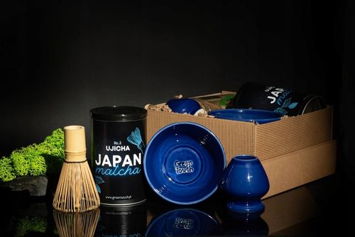 ZESTAW DO MATCHA JAPOŃSKA 80 G UJICHA CODZIENNA GREEN TOUCH CZARKA MIOTEŁKA na Arena.pl