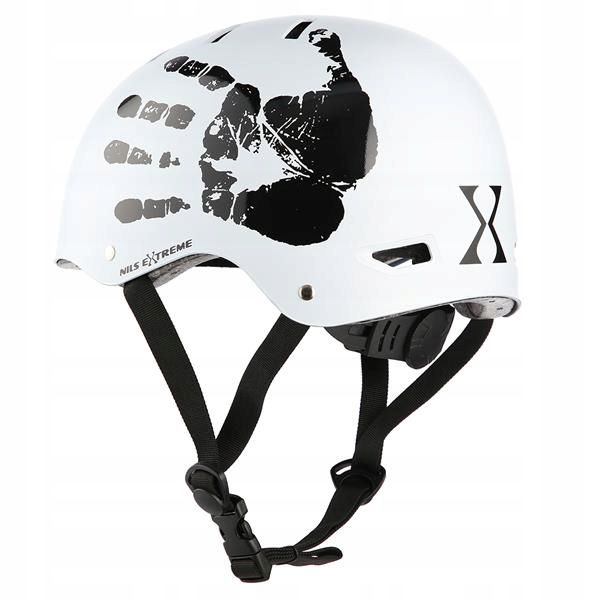 KASK NILS EXTREME BIAŁY ROZMIAR M 52-59 CM REGULOWANY WYTRZYMAŁY zdjęcie 6