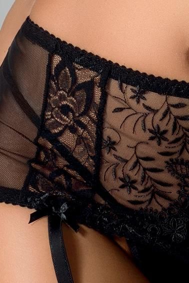 Bielizna-Jessie Set Black S/M - Casmir zdjęcie 2
