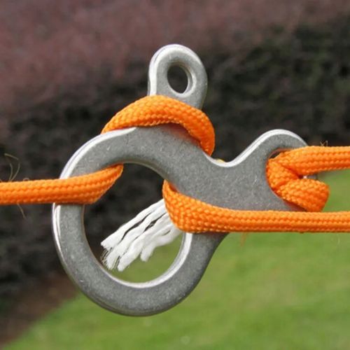 Hak Klamra do Liny Naciąg Namiotu na Biwak Na Pranie Do Lampy Kampera EDC na Arena.pl