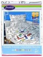 Pościel do wielokrotnego kolorowania dla dzieci 160x200 Greno BiC boy