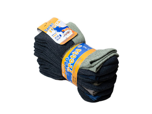 Grube skarpety thermo frotte bawełniane polskie mix 5 kolorów termofrota kolory 45-47 na Arena.pl