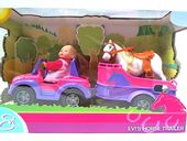 Evi jeep + kon na przyczepce 573-7460