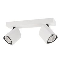 Regulowany plafon sypialniany Merusa nad łóżko biały