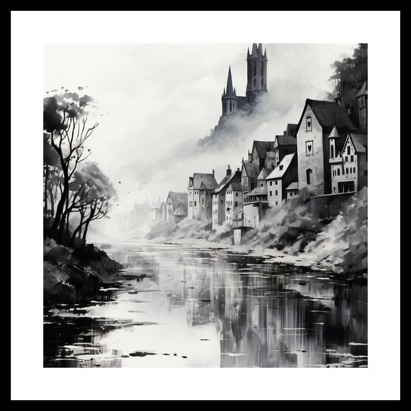 Plakat 30x30cm Mglisty Refleks zdjęcie 3