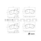 Klocki hamulcowe PRZÓD FIAT Ducato III 2006 2007 2008 2009 2010 2011