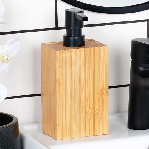 Dozownik do mydła bambusowy 280 ml na Arena.pl