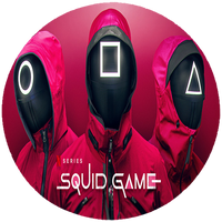 Opłatek na tort Squid Game