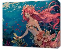 Obraz 60x50cm Nimfa Oceanu