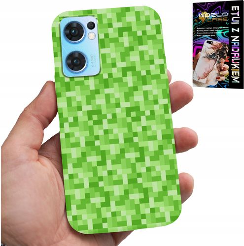 ETUI DO OPPO RENO7 5G - WZORY Z GIER Z GRY PIKSEL PIKSELE PLECKI na Arena.pl