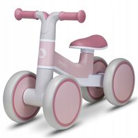 Rowerek biegowy chodzik jeździk Lionelo LO-VILLY PINK ROSE