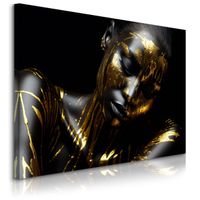 Obraz Canvas Do Salonu Abstrakcyjny Kobiecy Portret Glamour 90cm x 60cm