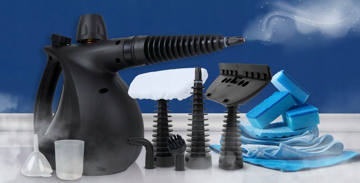 MYJKA PAROWA CZYŚCIK CIŚNIENIOWY PAROWNICA STEAMER MAŁA PORĘCZNA 1050W zdjęcie 11