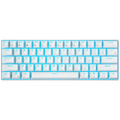 ROYAL KLUDGE RK61 White Gaming Keyboard Brown switch