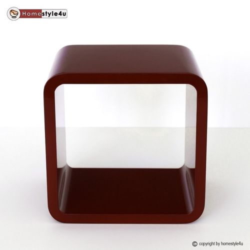 Półka RETRO CUBE na ścianę, brązowa na Arena.pl