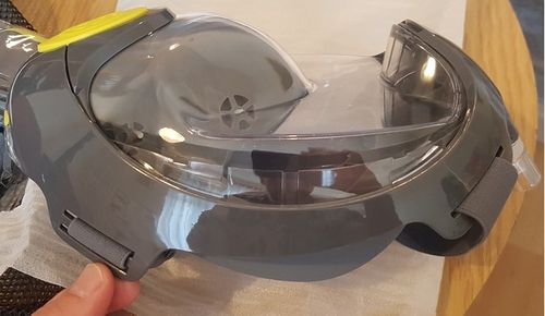 Maska do nurkowania Pełnotwarzowa z rurką fajką Pro5 Okulary od snurkowania na Arena.pl