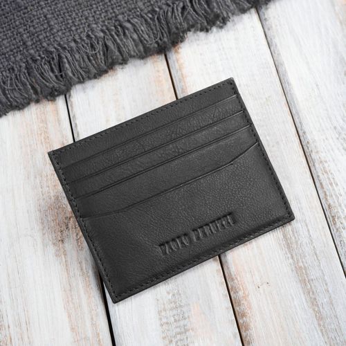 etui na karty kredytowe skórzane praktyczne etui rfid czarne z wycięciem na Arena.pl